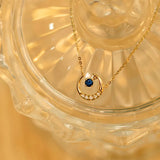 925 Silver Moon Pendant Necklace Women