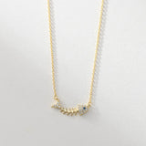 925 Silver Fishbone Necklace Women Creative Clavicle Chain