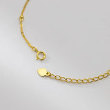 925 Sterling Silver Peas Chain Bracelet for Women Japanese Style