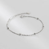 925 Sterling Silver Peas Chain Bracelet for Women Japanese Style