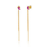 925 Silver Two Leaves Zircon Stud Earrings for Women