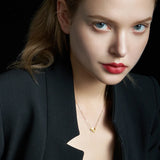 925 Sterling Silver Mini Heart Necklace for Women