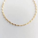 925 Silver Geometric Corrugated Chain Bracelet 14K Plated Women Gift
