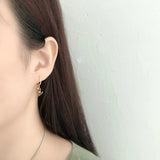 925 Silver Punk Animal Drop Earrings Seahorse/Dinosaur/Rhino/Bullhead