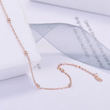 925 Silver Rose Gypsophila Peas Bracelet for Women