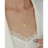 925 Silver Shell Necklace for Women Conch Clavicle Necklace
