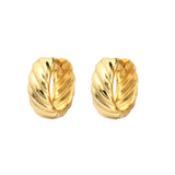 9mm Punk Rock 925 Sterling Silver Twisted Earrings