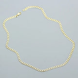 925 Silver Cuban Chain Necklace Unisex Hip-hop Retro Chain Jewelry