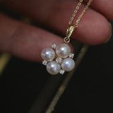 925 Silver Mini Pearl Pendant Necklace for Women