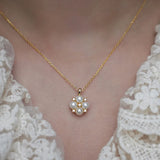 925 Silver Mini Pearl Pendant Necklace for Women