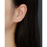 Mini Pearl Sterling Silver Stud Earrings for Girl
