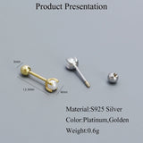 Mini Pearl Sterling Silver Stud Earrings for Girl