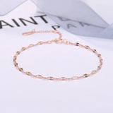 S925 Sterling Silver Rose Bracelet Flash Glossy Fine Jewelry Gift