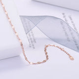 S925 Sterling Silver Rose Bracelet Flash Glossy Fine Jewelry Gift