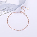 S925 Sterling Silver Rose Bracelet Flash Glossy Fine Jewelry Gift