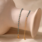Multi-color Seed Beads Bracelet Plated 18K High Minimalist Jewelry Pulseras