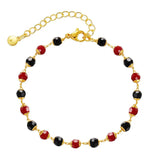 Colorful Acrylic Bracelet 18K Plated Minimalist Jewelry Pulseras