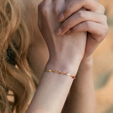 Colorful Rhinestone Bracelet Bangles for Women Plated 18 K Pulseras