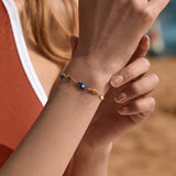 Hand of Fatima Multi-color Bracelet 18K Plated High Jewelry
