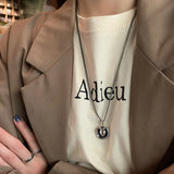 925 Sterling Silver Skull Pendant Necklace for Women
