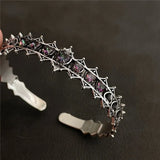 CZ Crown Cuff Bangle Bracelet for Women Wedding Party Jewelry