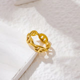 925 Sterling Silver Personalized Chain Ring Jewelry