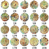 Chakra Eugen Seven Necklace 35mm Colorful Pendant Meditation Jewelry