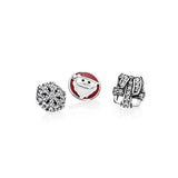 CHAMSS Love Family Petite Charms CZ Heart Locket Glass Pendant