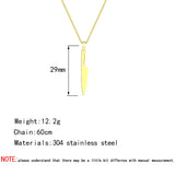 Dainty Chef Pendant Necklace Steel Charm Neck Chain Talisman Protection Jewelry