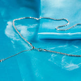 CHENJI S925 Silver Niche Necklace Fairy Clavicle Chain Short Classic Necklace