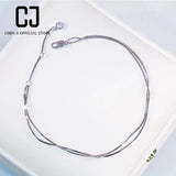 CHENJI S925 Silver Bracelet Double Layer Fresh All-Match Niche Bracelet