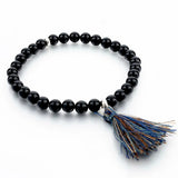 Natural Stone Tassel Bracelet for Women Men