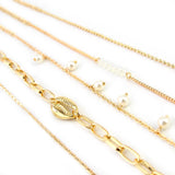 Cowrie Shell Bracelet Bohemian Jewelry Charm Chain Bracelet