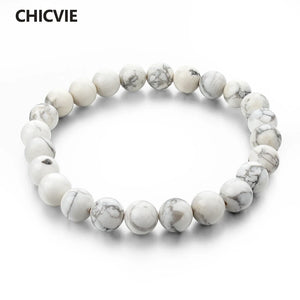 Natural Stone Strand Bracelets for Women Men Casual Jewelry DIY Bracelets