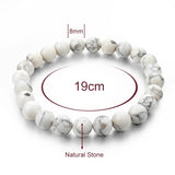 Natural Stone Strand Bracelets for Women Men Casual Jewelry DIY Bracelets
