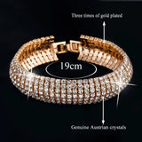 Silver Crystal Charm Bead Bracelet Love Bangles SBR140158