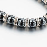 Tibetan Silver Stone Strand Bracelet Beaded With Stones
