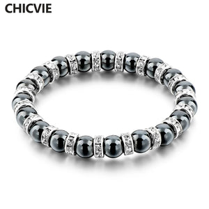 Tibetan Silver Stone Strand Bracelet Beaded With Stones