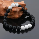 Couple Distance Bracelet Natural Stone Beaded Bracelets