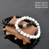 Couple Distance Bracelet Natural Stone Beaded Bracelets