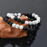 Couple Distance Bracelet Natural Stone Beaded Bracelets