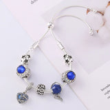 Adjustable Moon & Star Charm Bracelet, Chain Jewelry Gift