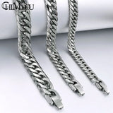 7mm Stainless Steel Chain Bracelet for Men and Women - Christmas Gift