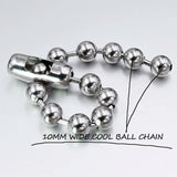Silver CHAIN Bead Ball Bracelet Charm Women Girl Bracelet Customed Length