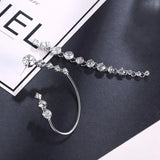 CHIMERA Rhinestone Tassel Ear Cuff No Pierced Ear Clip Earrings