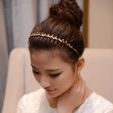 Leopard Print Hair Hoop Comb Headband for Women Girls
