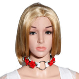Harajuku Locket Key Collar Leather Choker Necklace