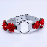 Harajuku Locket Key Collar Leather Choker Necklace