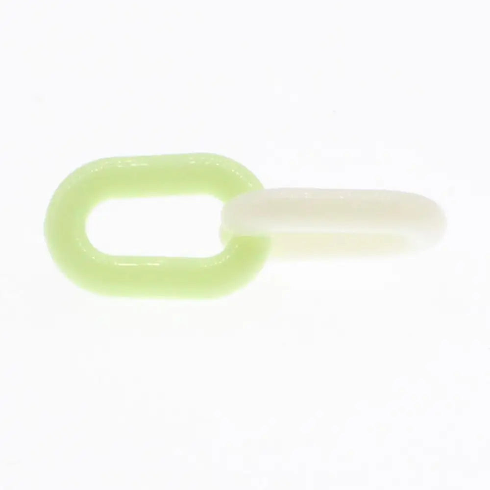 200Pcs Candy Colors Chain Links DIY Charm Accessories Jewelry Making 15mm