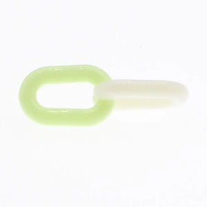200Pcs Candy Colors Chain Links DIY Charm Accessories Jewelry Making 15mm